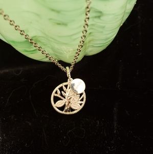 Diamond Accent Family Tree Pendant